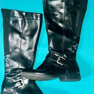 Kim Rogers Black Leather Boots 6m